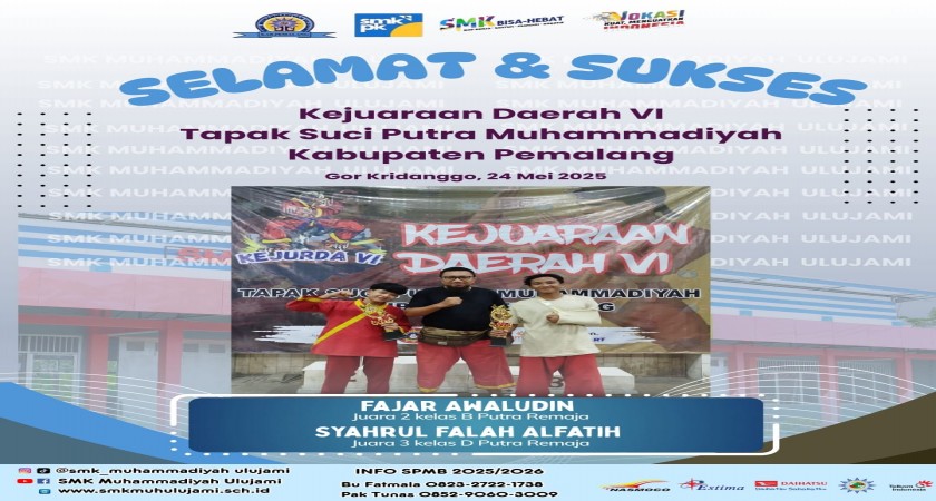 KEJUARAAN DAERAH VI  Tapak Suci Putra Muhammadiyah  Kabupaten Pemalang
